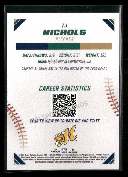 2026 Southern League Top Prospects TJ Nichols