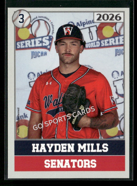 2026 JUCO Walters State Senators Hayden Mills