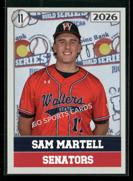 2026 JUCO Walters State Senators Sam Martell