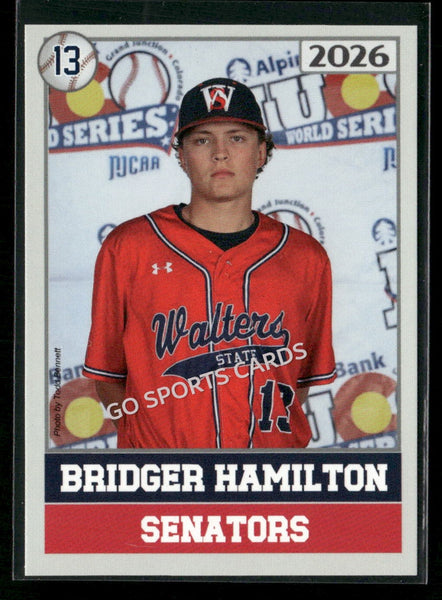 2026 JUCO Walters State Senators Bridger Hamilton