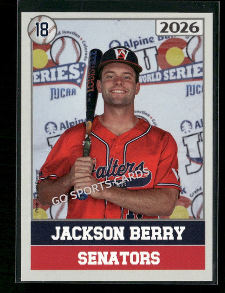 2026 JUCO Walters State Senators Jackson Berry