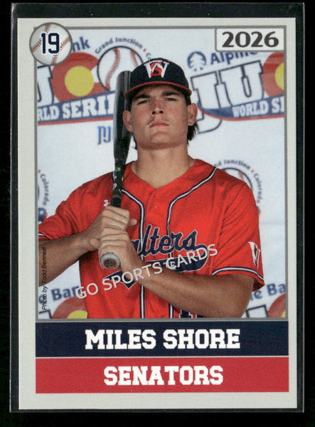 2026 JUCO Walters State Senators Miles Shore