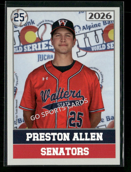 2026 JUCO Walters State Senators Preston Allen