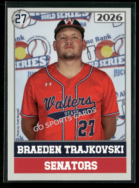 2026 JUCO Walters State Senators Braeden Trajkovski