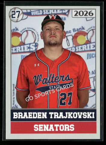 2026 JUCO Walters State Senators Braeden Trajkovski