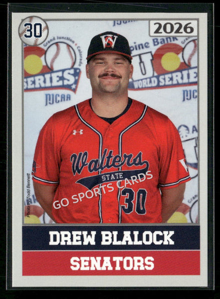 2026 JUCO Walters State Senators Drew Blalock