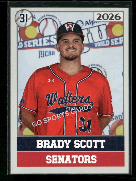 2026 JUCO Walters State Senators Brady Scott