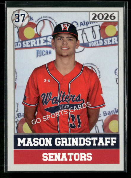 2026 JUCO Walters State Senators Mason Grindstaff