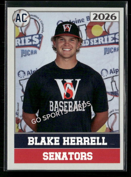 2026 JUCO Walters State Senators Blake Herrell
