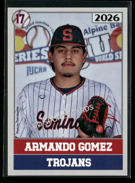 2026 JUCO Seminole State College Trojans Armando Gomez