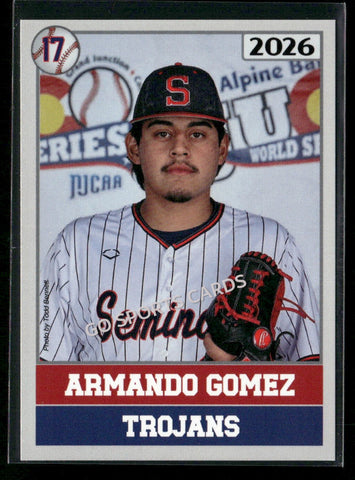 2026 JUCO Seminole State College Trojans Armando Gomez