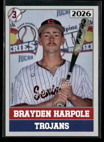 2026 JUCO Seminole State College Trojans Brayden Harpole