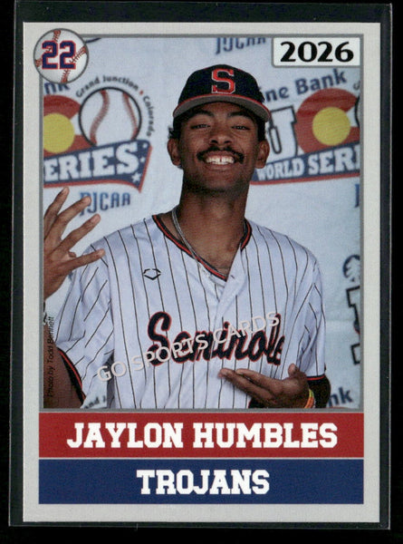 2026 JUCO Seminole State College Trojans Jaylon Humbles