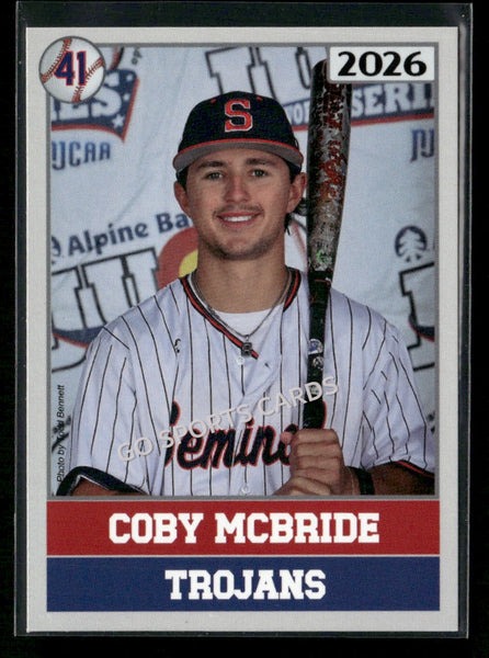2026 JUCO Seminole State College Trojans Coby McBride