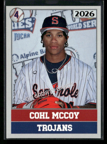 2026 JUCO Seminole State College Trojans Cohl McCoy