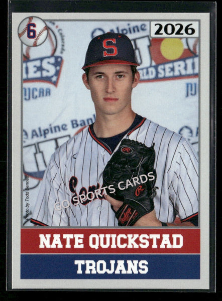2026 JUCO Seminole State College Trojans Nate Quickstad