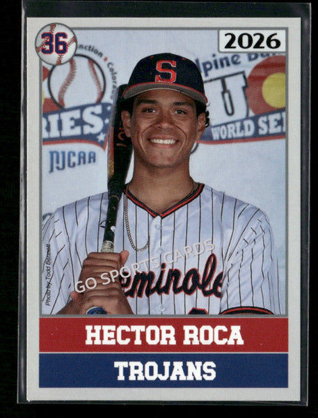 2026 JUCO Seminole State College Trojans Hector Roca
