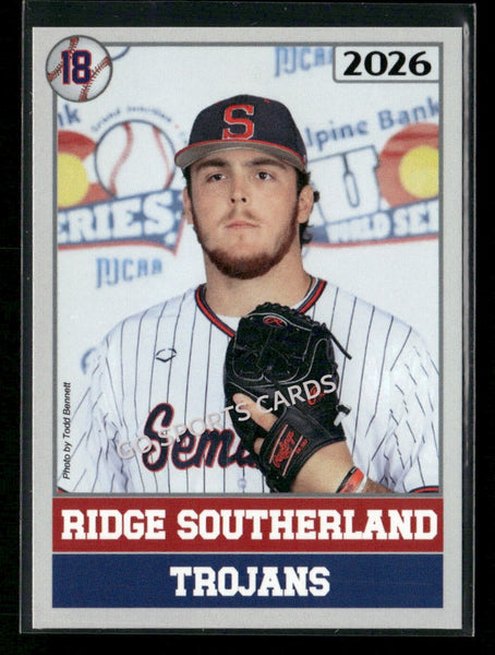 2026 JUCO Seminole State College Trojans Ridge Southerland