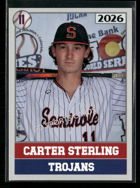 2026 JUCO Seminole State College Trojans Carter Sterling