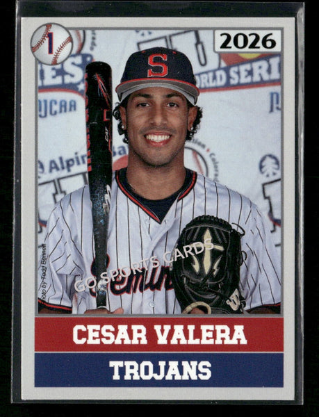 2026 JUCO Seminole State College Trojans Cesar Valera