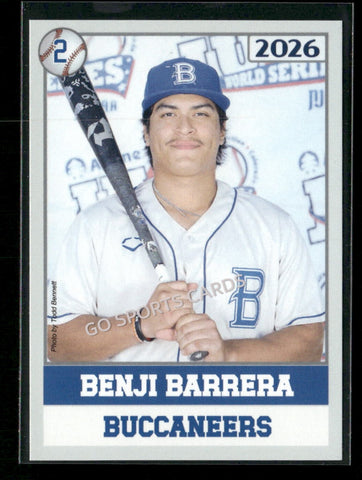 2026 JUCO Blinn College Buccaneers Benji Barrera