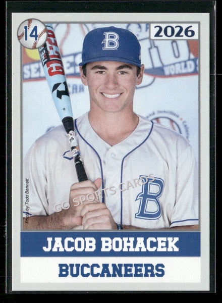 2026 JUCO Blinn College Buccaneers Jacob Bohacek