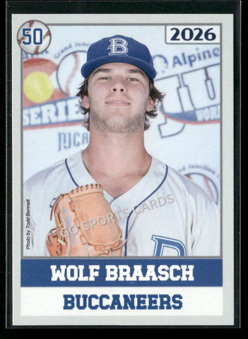 2026 JUCO Blinn College Buccaneers Wolf Braasch