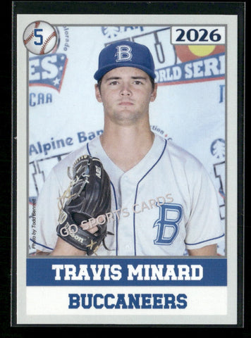 2026 JUCO Blinn College Buccaneers Travis Minard
