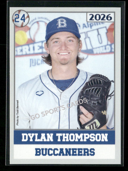 2026 JUCO Blinn College Buccaneers Dylan Thompson
