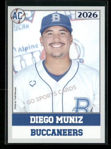 2026 JUCO Blinn College Buccaneers Diego Muniz