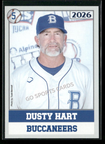 2026 JUCO Blinn College Buccaneers Dusty Hart ERROR