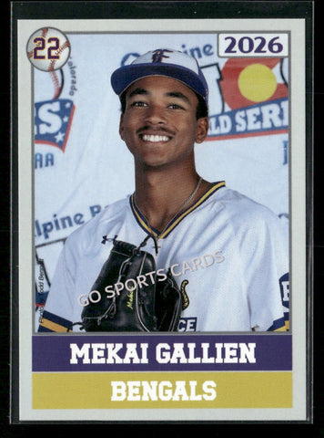 2026 JUCO LSU Eunice Bengals College Mekai Gallien