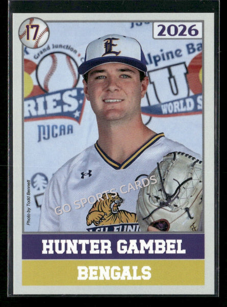 2026 JUCO LSU Eunice Bengals College Hunter Gambel