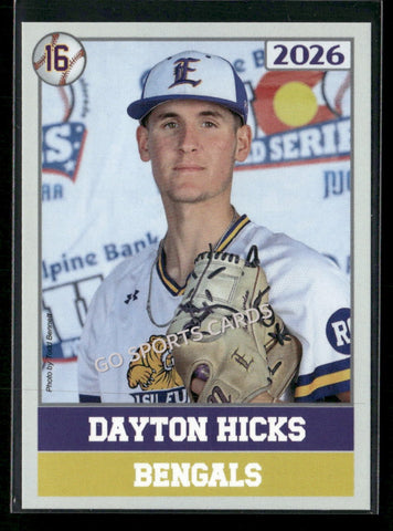 2026 JUCO LSU Eunice Bengals College Dayton Hicks