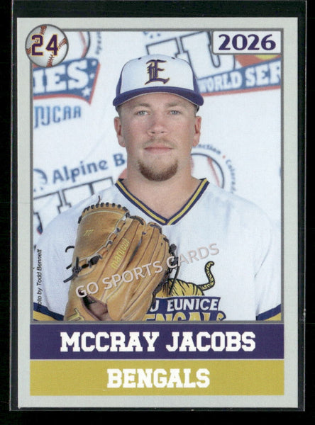 2026 JUCO LSU Eunice Bengals College McCray Jacobs