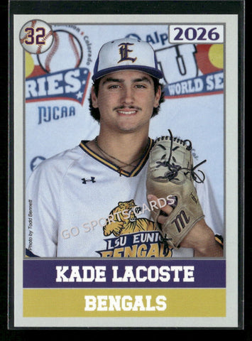 2026 JUCO LSU Eunice Bengals College Kade Lacoste