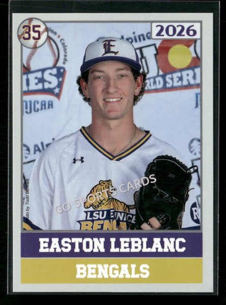 2026 JUCO LSU Eunice Bengals College Easton Leblanc