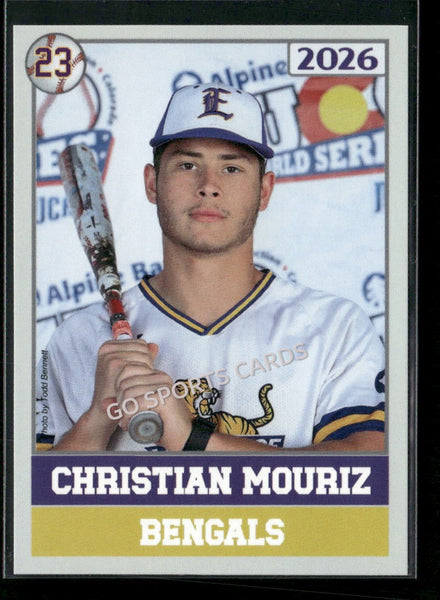 2026 JUCO LSU Eunice Bengals College Christian Mouriz
