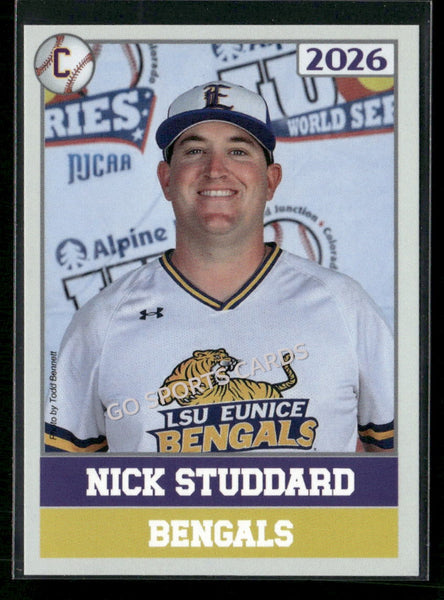 2026 JUCO LSU Eunice Bengals College Nick Studdard