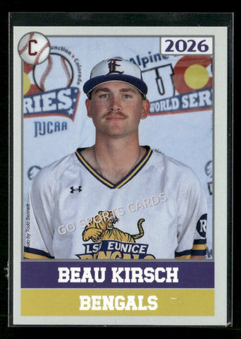 2026 JUCO LSU Eunice Bengals College Beau Kirsch