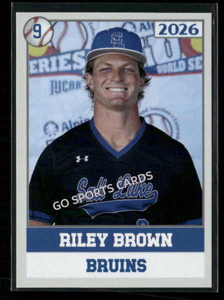2026 JUCO Salt Lake Community College Bruins Riley Brown