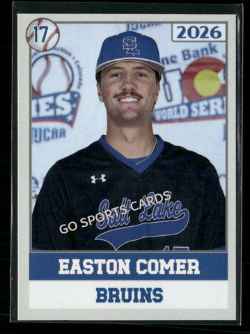 2026 JUCO Salt Lake Community College Bruins Easton Comer