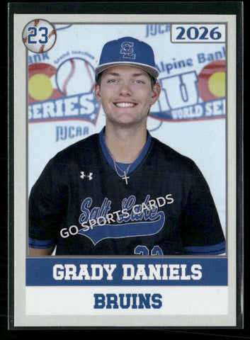 2026 JUCO Salt Lake Community College Bruins Grady Daniels