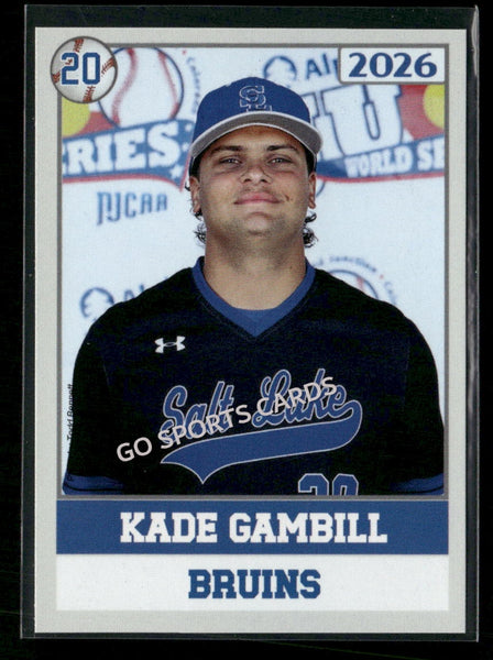 2026 JUCO Salt Lake Community College Bruins Kade Gambill
