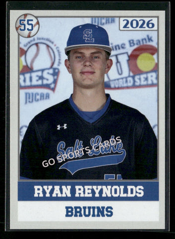 2026 JUCO Salt Lake Community College Bruins Ryan Reynolds