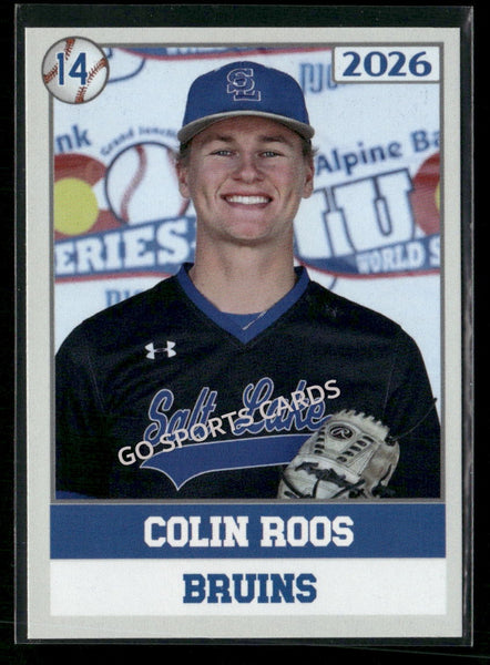 2026 JUCO Salt Lake Community College Bruins Colin Roos