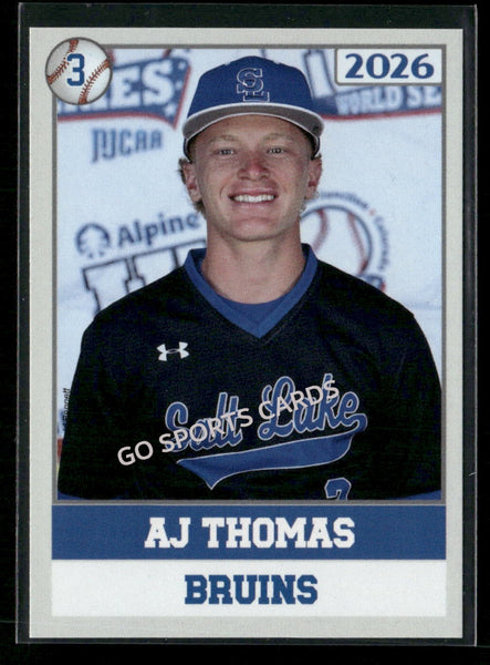 2026 JUCO Salt Lake Community College Bruins AJ Thomas