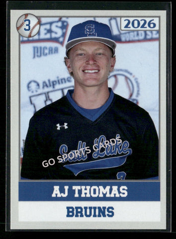 2026 JUCO Salt Lake Community College Bruins AJ Thomas