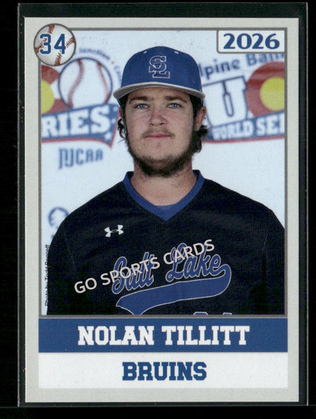 2026 JUCO Salt Lake Community College Bruins Nolan Tillitt