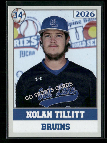 2026 JUCO Salt Lake Community College Bruins Nolan Tillitt